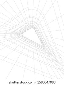 Building 3d structure. Architectural background. 