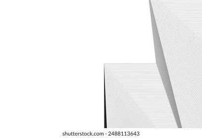 Building 3d structure. Architectural background. 