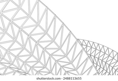 Building 3d structure. Architectural background. 