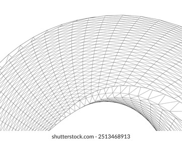 Building 3d structure. Architectural background.