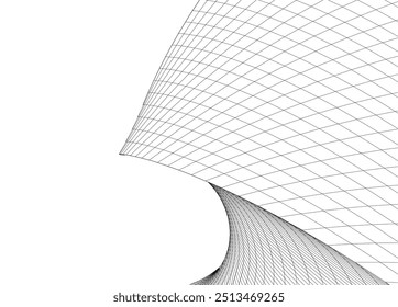 Building 3d structure. Architectural background. 