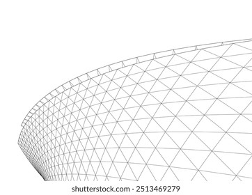 Building 3d structure. Architectural background. 