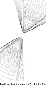 Construindo estrutura 3d. Formação arquitetônica.