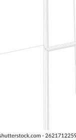 Building 3d structure. Architectural background.