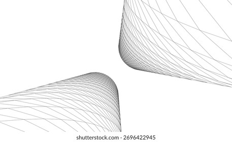 Building 3d structure. Architectural background. 