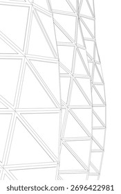 Building 3d structure. Architectural background. 