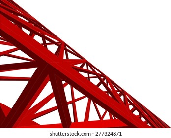 Building 3d structure. Architectural background.