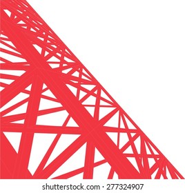 Building 3d structure. Architectural background.