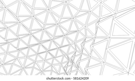 Building 3d structure. Architectural background. 