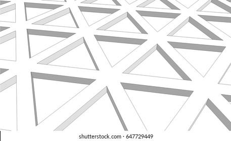 Building 3d structure. Architectural background. 