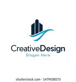 Building Agency Development Creative Business Logo
