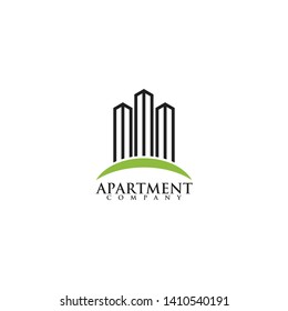 Building Apartment Simple Logo Inspiration Vector Stock Vector (royalty 