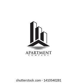 Building Apartment Simple Logo Inspiration Vector Template