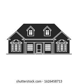 Building of apartment vector icon.Black,simple vector icon isolated on white background building of apartment.