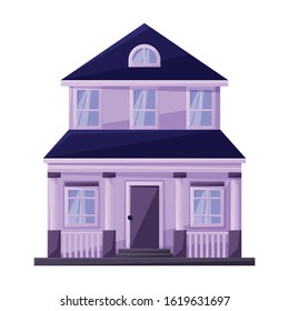 Building of apartment vector icon.Cartoon vector icon isolated on white background building of apartment.