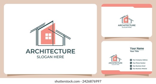 building architect logo and business card