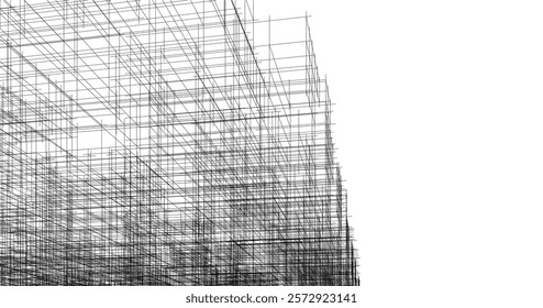 Building architectural background vector illustration