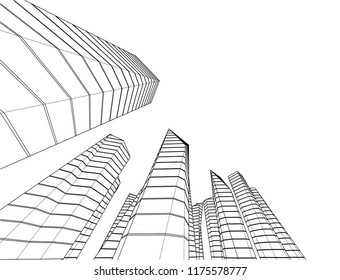 building architecture 3d 