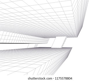 building architecture 3d 