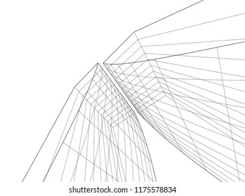 building architecture 3d 