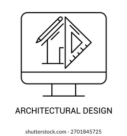 Ícone editável do plano de arquitetura de construção