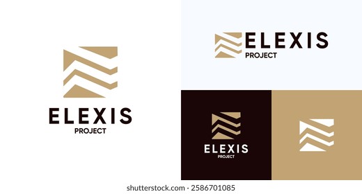 Building architecture construction logo design, Letter E Real Estate Architectural, Architect house repair, architecture design, Architect house, Home Building Logo Design, interior furniture sign