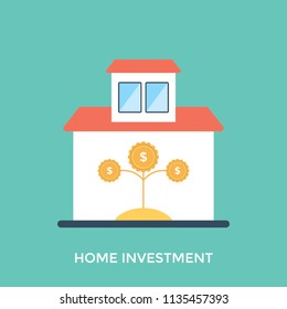 
Building architecture with dollar mapping, property investment icon
