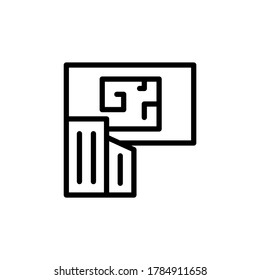 Building, architecture drawing icon. Simple line, outline vector elements of cultural activities icons for ui and ux, website or mobile application