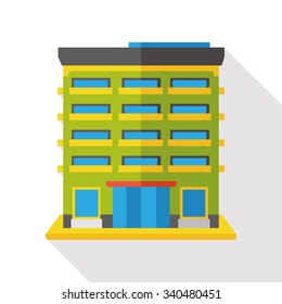 building architecture flat icon
