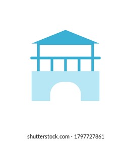 Building architecture icon. Simple color vector elements of architecture icons for ui and ux, website or mobile application