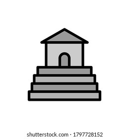 Building architecture icon. Simple color with outline vector elements of architecture icons for ui and ux, website or mobile application