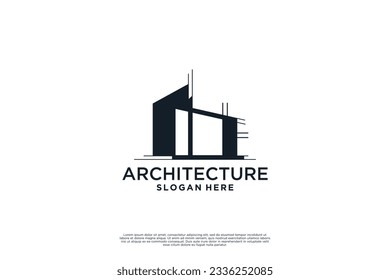 Building architecture logo design innovation.