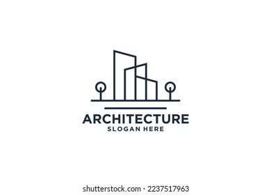 Building architecture logo design inspiration.