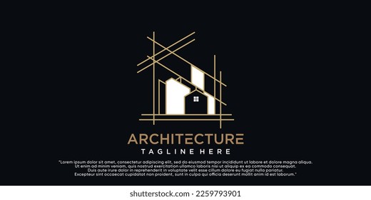 Building architecture logo design inspiration collection of architecture real estate logo Premium Vector