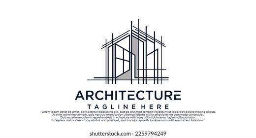 Building architecture logo design inspiration collection of architecture real estate logo Premium Vector