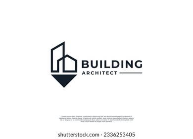 Building architecture logo design inspiration.