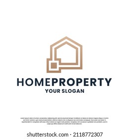 plantilla de diseño de logotipo de arquitectura de construcción. ilustración del logotipo de construcción