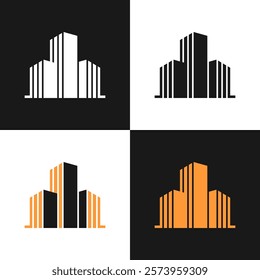 building architecture logo design vector illustration