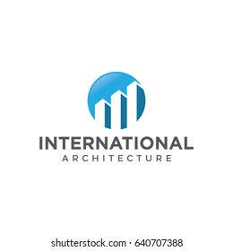 building architecture logo icon vector template