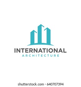 building architecture logo icon vector template