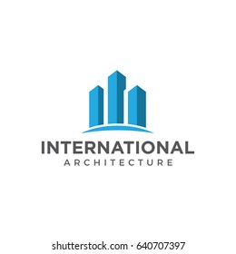 building architecture logo icon vector template