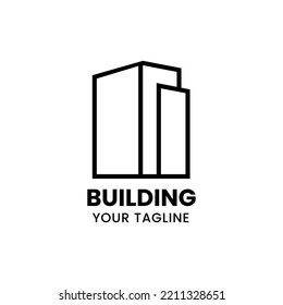 building architecture logo template vector