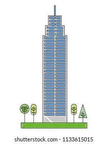 building architecture skyscraper tree natural