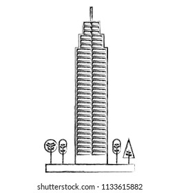building architecture skyscraper tree natural