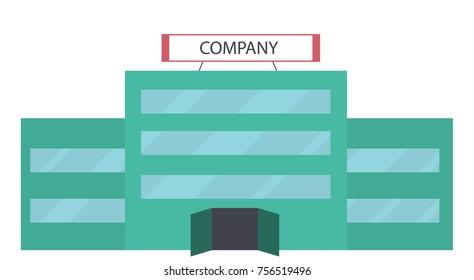 Building asian isolated vector illustration