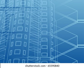 Building background. design of high-rise building