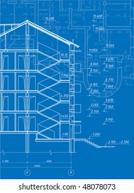 Building background. Plan of the house