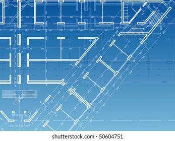 Building background. Plan of the house