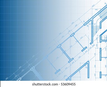 Building background. Plan of the house