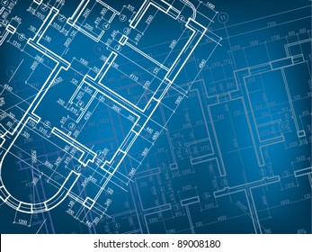 Building background. Plan of the house.	 Blueprint Vector